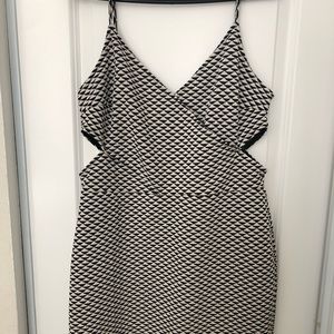 Black and White cut out dress
